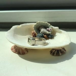 Jewelry holder made on Caribbean beach by local